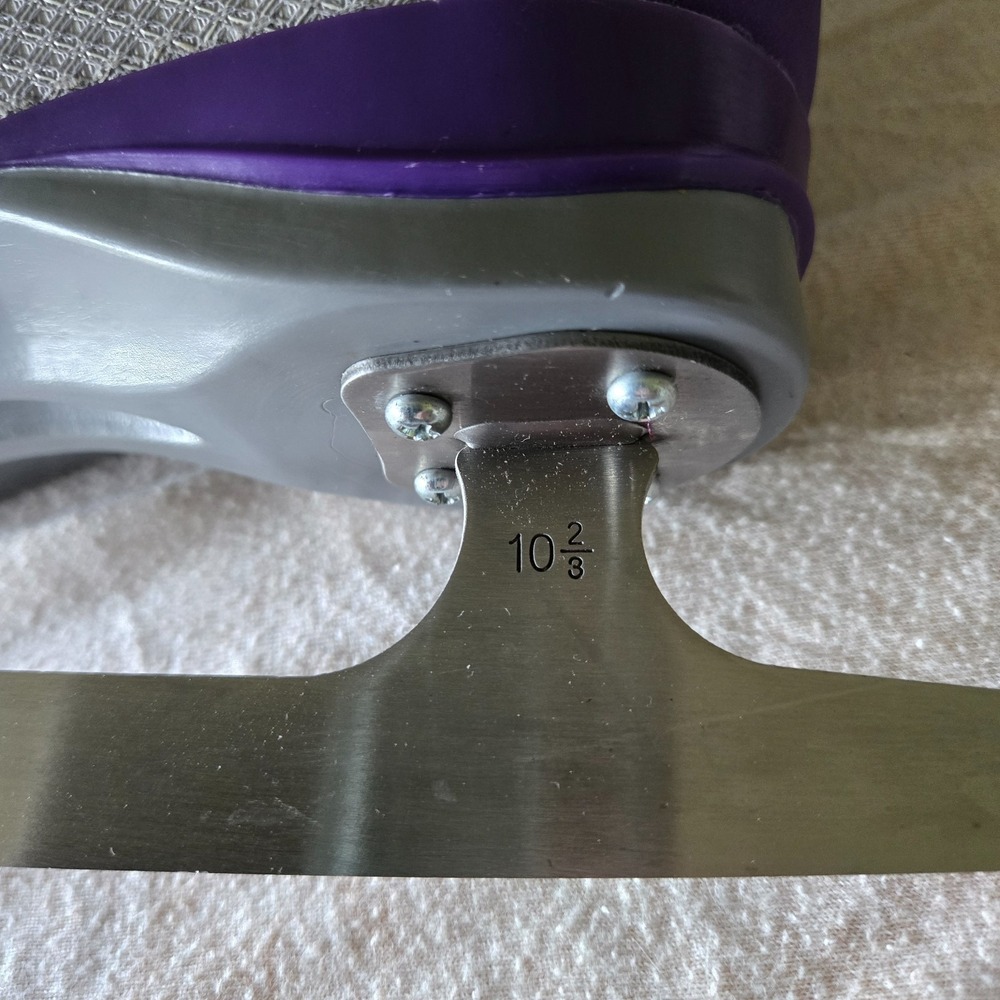 Figure Ice Skates Women's Size 9 Purple and Gray - Picture 7 of 16